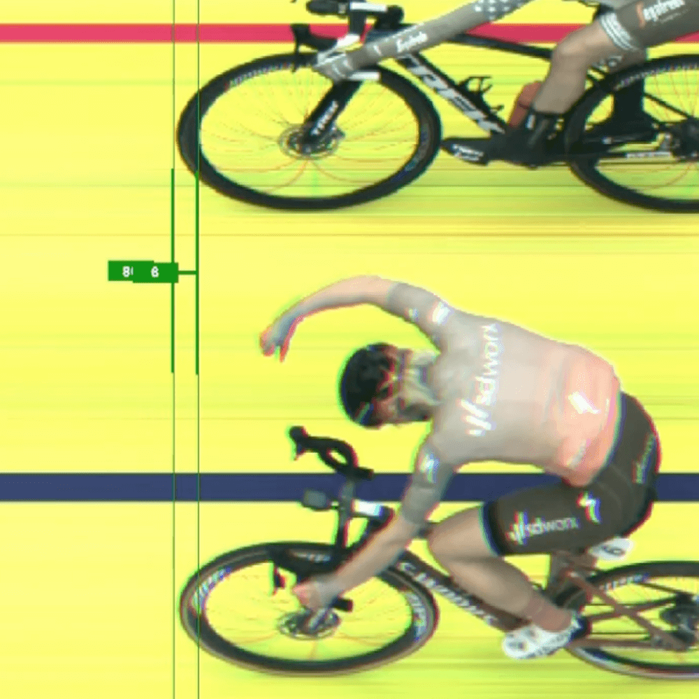 De Brabantse Pijl Dames photo-finish zoom