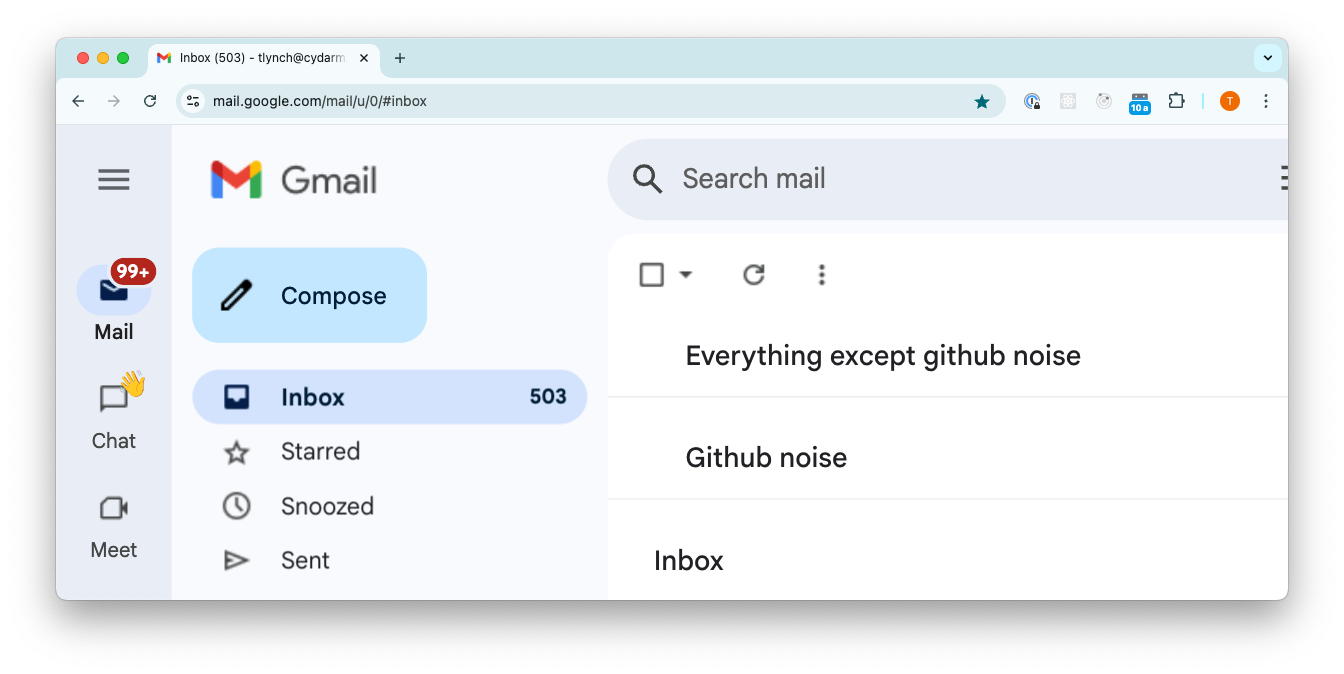 Image showing the solution to github noise